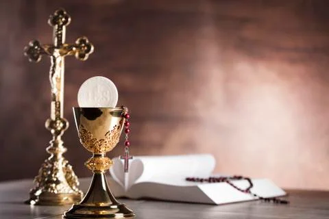 Catholic religion theme Stock Photos