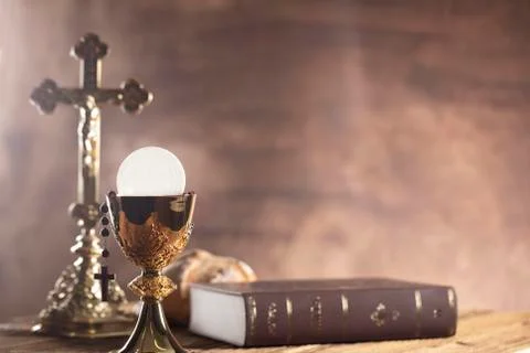 Catholic religion theme Stock Photos