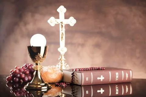 Catholic religion theme Stock Photos