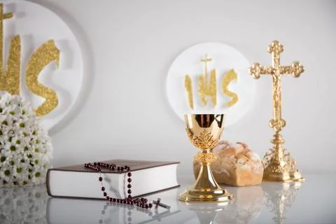 Catholic religion theme. Stock Photos