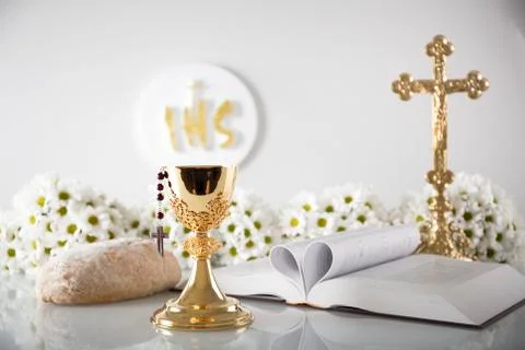 Catholic religion theme. Stock Photos