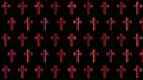 Catholic Religious Cross Background Animation 動画素材 163373466