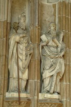 Catholic statues Stock Photos