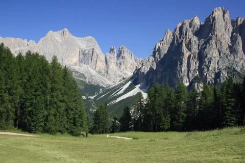 Catinaccio mount Stock Photos