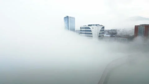 CATL office building under clouds2 Stock Footage 232751605