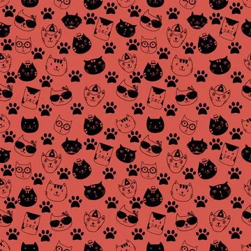 CatPattern Stock Illustration