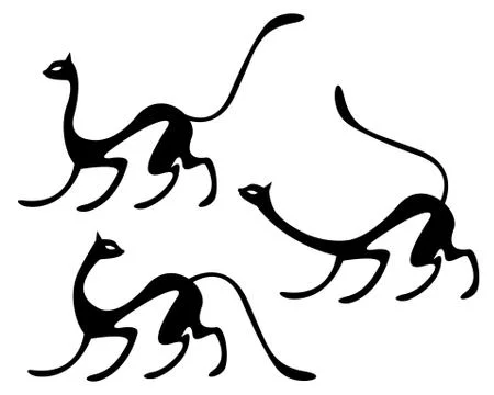 Cats Stock Illustration