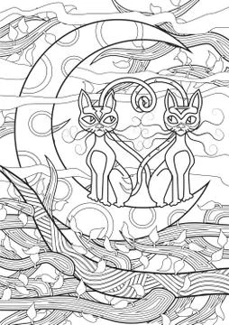 Cats Stock Illustration