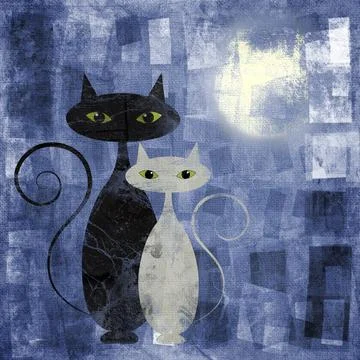 The Cats Illustrazione stock