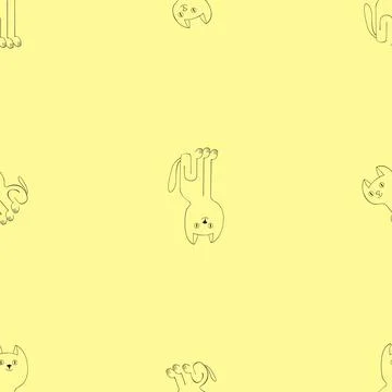 Cats pattern Иллюстрация