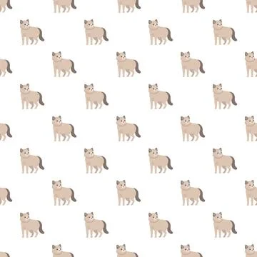Cats seamless pattern creating cute animal background 스톡 일러스트