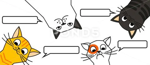 Cats tell you wake up. Cat meme ~ Clip Art #139682511