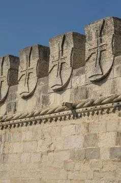 Cats on tower the belem Stock Photos