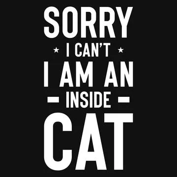 Cats typographic tshirt design vector design Stock Illustration