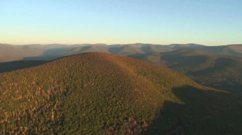 Catskill Mountain Aerils 스톡 동영상 34419858