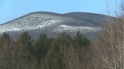 Catskill Mountain in Winter 库存影片 11619387