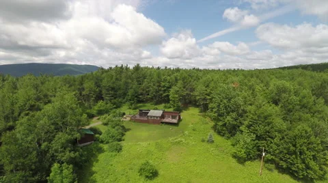 Catskills Aerial Video stock 52254399