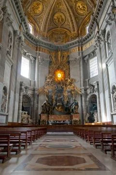 Cattedra of st.peter Stock Photos