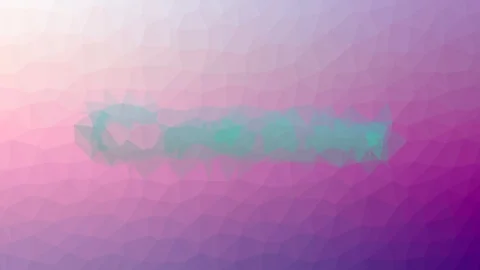 Cattle dissolving interesting tessellation looping animated triangles Stock Footage 109213480