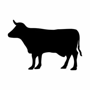 The Cattle icon Stock Illustration