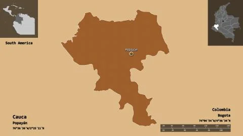 Cauca, department of Colombia. Previews. Pattern 스톡 일러스트
