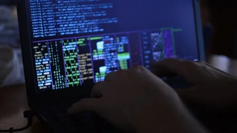 Caucasian developer programming a website code. website programming code Stock Footage 206038477