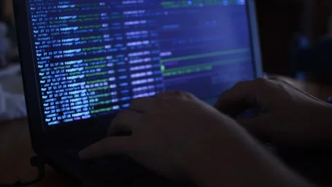 Caucasian developer programming a website code. website programming code Video stock 206038760