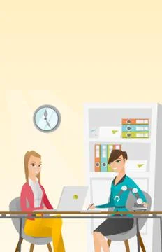 Caucasian engineer working on the project of robot Stock Illustration