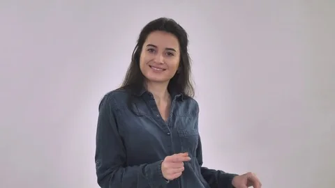 Caucasian female dance Stock Footage 83295880