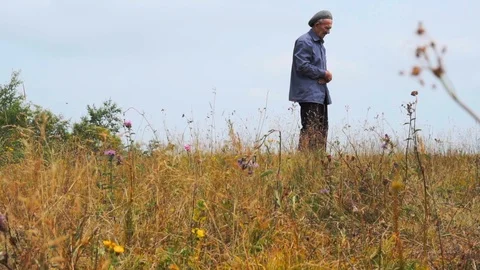 Caucasian man praying Stock Footage 95545752