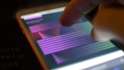 Caucasian man scroll chatgpt artificial intelligence website on phone. Stock Footage 232674074
