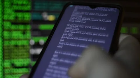 Caucasian man use artificial intelligence of chatgpt software. Vidéo 231763366