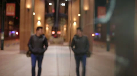 Caucasian Man Walking Towards The Camera and smiling 스톡 동영상 59196046