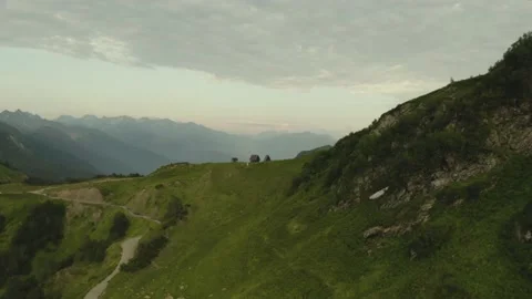 Caucasian mountains Video stock 168821313