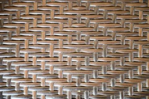Caucasian texture braided surface closeup. Background image. Stock Photos