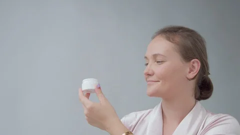 caucasian woman with mirror with ring li... | Stock Video | Pond5