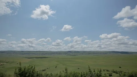 Caucasus fields valley mountains epic Timelapse caucasian beauty nature georgia Stock Footage 87508643