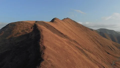 Caucasus Mountains 4K epic Drone flight, hills and valley beauty Georgian nature Stock Footage 117598620