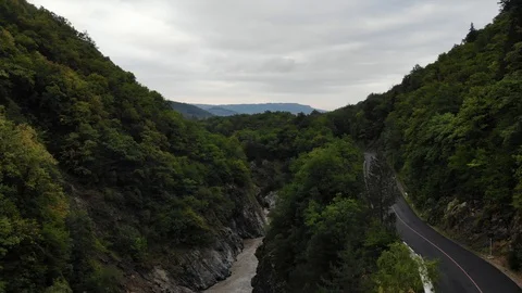 Caucasus mountains from the air. Stock Footage 118159199