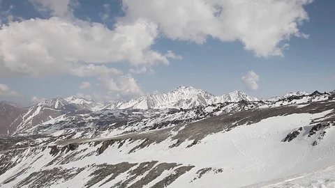 Caucasus mountains panorama (shot one) Stock Footage 83677522