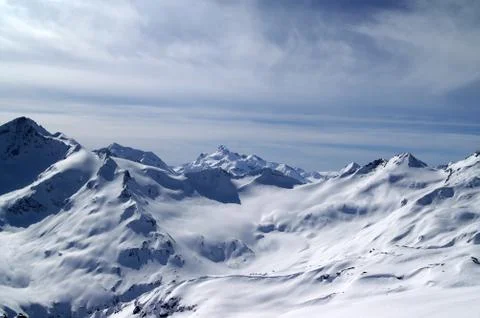 Caucasus Mountains Stock Photos