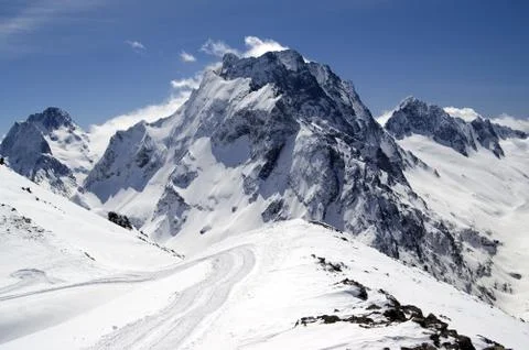 Caucasus Mountains Stock Photos