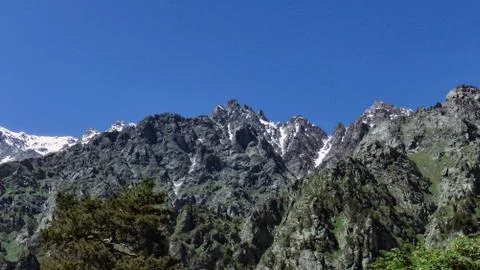 The Caucasus mountains Stock Photos