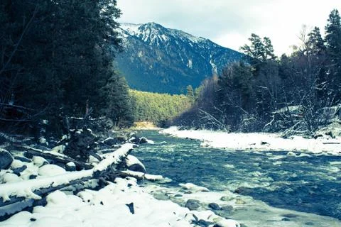 Caucasus Mountains Stock Photos