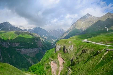 Caucasus mountains Stock Photos