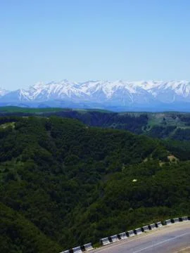 Caucasus mountains 库存照片