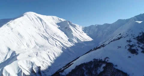 Caucasus mountains in winter Stock Footage 147364278