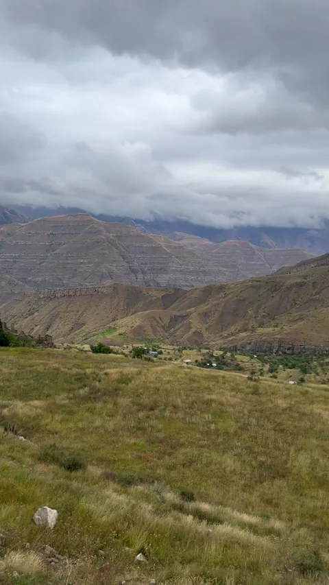 Caucasus scenery  Stock Footage 248383694