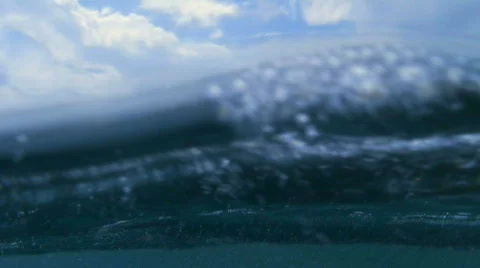 Caught Inside Surfing  Stock Footage 157301