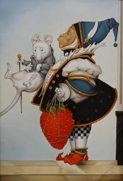 Caught no mouse . Stock Illustration